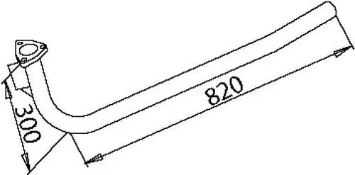 Pipe for Mercedes