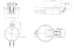 Rain Cap, Ø=102, ZINC