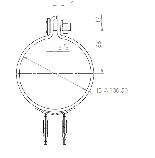 Rain Cap, Ø=100.5, ZINC