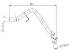 Pipe for Iveco