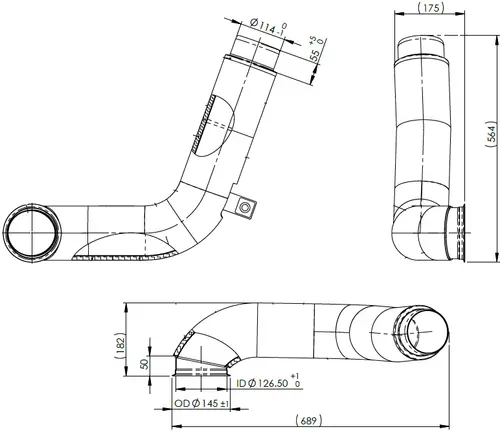 Pipe w. Insulation for Iveco