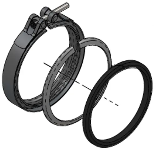 Exhaust Clamp & Gasket Kit for Mercedes