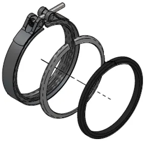 Exhaust Clamp & Gasket Kit for Mercedes