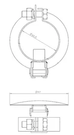 Rain Cap, Ø=65, ZINC