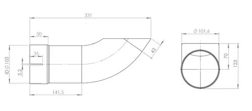 Pipe for Iveco