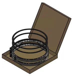 Exhaust Clamp & Gasket Kit for Volvo/Mack, 12"