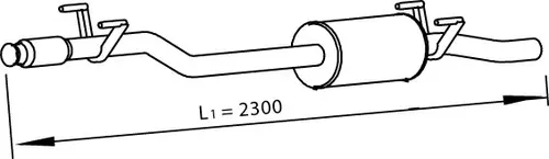 Silencer for Volkswagen