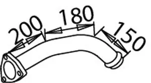 Pipe for Mercedes