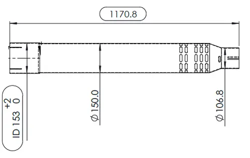Exhaust Pipe for Volvo/Mack
