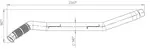 Insulated Exhaust Pipe w. Bellow for Mercedes