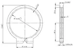Truck Make Clamp for Renault, Ø=142-147 mm, ALU