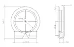 Truck Make Clamp for Renault, Ø=42-45, ALU