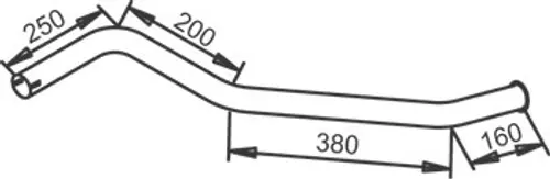 Pipe for Mercedes