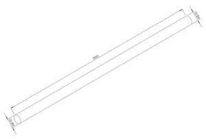 Exhaust Pipe, OD=65 / L=2000, ALU