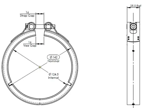 Veefit Clamp for DAF
