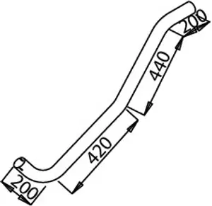 Pipe for Mercedes