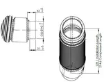 Exhaust Pipe, w. flex D3S for Mercedes