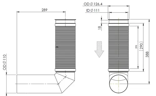 Pipe for MAN