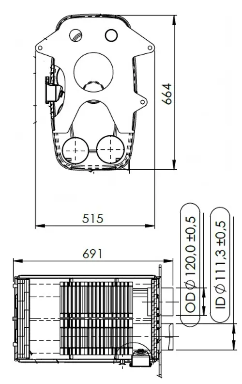 Silencer W. SCR for MAN
