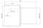 Pipe Adaptor, ID/OD=128/102 L= 200, ALU