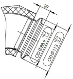 Insulated Exhaust Pipe for DAF