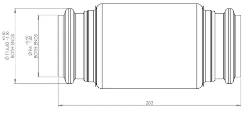 Exhaust Bellow for Autocar