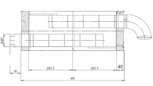 Silencer for DAF