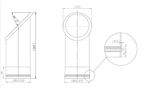 Pipe for Iveco