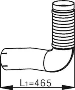 Pipe for Mercedes