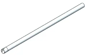 Extension Pipe, OD/ID=60/60.5 / L=1500, ALU
