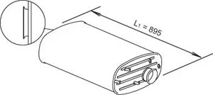 Silencer for Renault