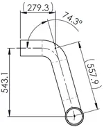 Exhaust Pipe for Freightliner