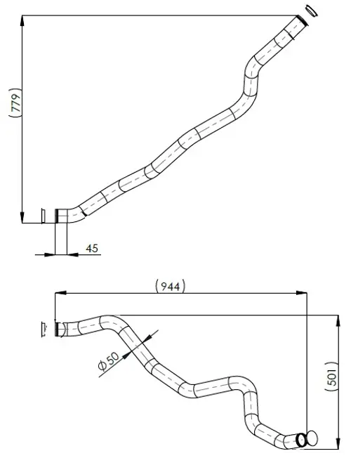 Water Coolant Pipe for DAF