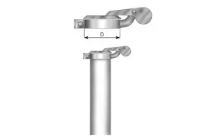 Rain Cap, Ø=110.5, ZINC