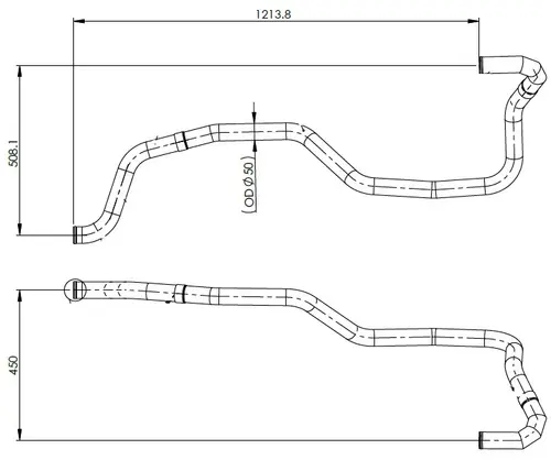 Water Coolant Pipe for Iveco