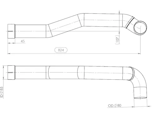 Pipe for MAN
