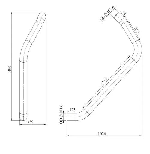 Pipe for MAN