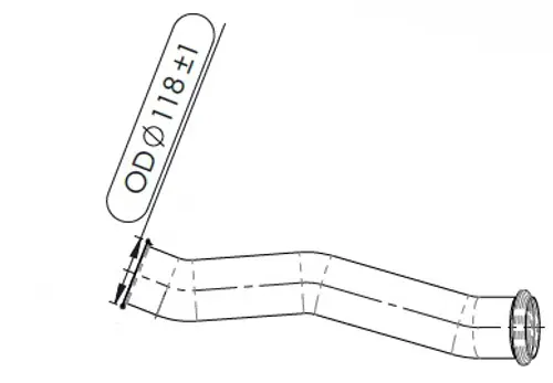 Exhaust Pipe for Peterbilt