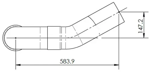 Exhaust Pipe for Freightliner