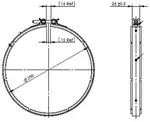 Exhaust Clamp for Detroit Diesel