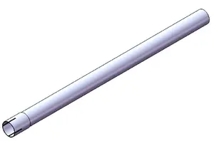 Extension Pipe, OD/ID=60/60.5 / L=1000, ALU