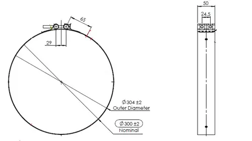 Collar Clamp for Iveco