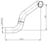 Exhaust Pipe for Iveco