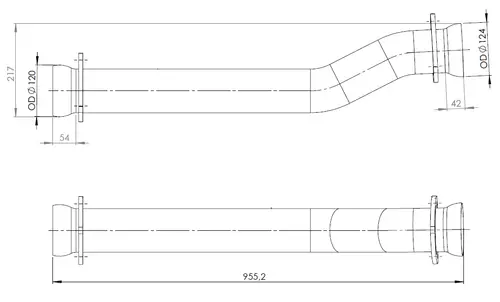 Pipe for Volvo