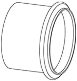 VULST/FLARED END OD=127MM INOX