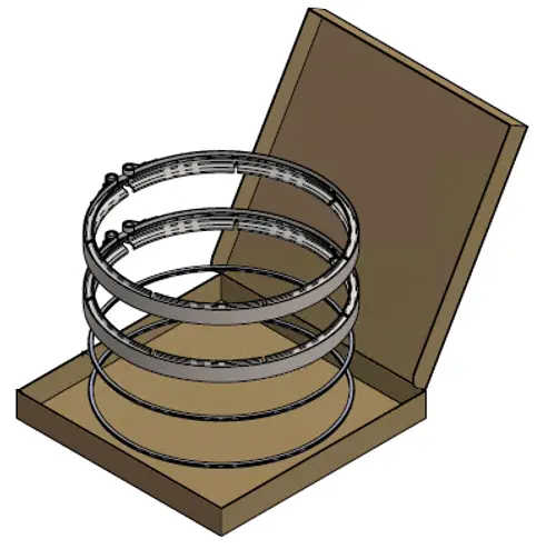 Clamp/Gasket Kit, 13 in for Detroit Diesel