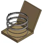 Clamp/Gasket Kit, 13 in for Detroit Diesel