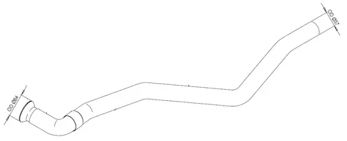 Pipe for Iveco