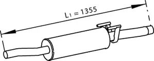 Silencer for Mercedes