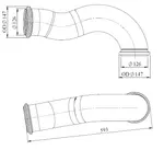 Pipe for Volvo